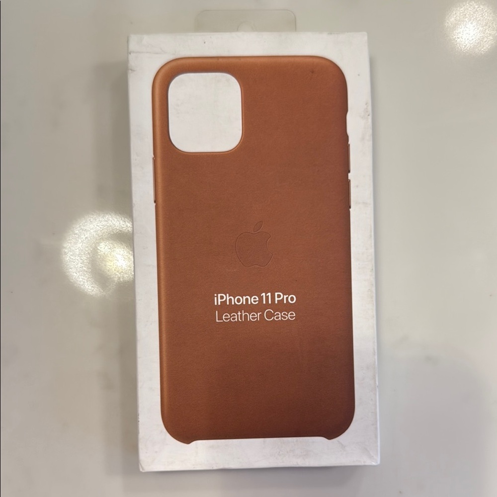 Official Apple Brown Leather iPhone Case IPhone 11 Pro